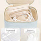 Jewelry Travel Organizer with Clear 6 Velvet Bags