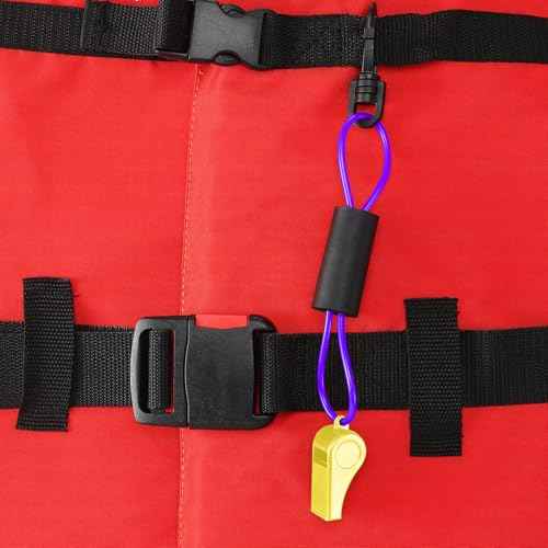 4 Pcs Marine Whistle Lanyard Float (2 Count)
