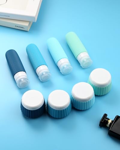 Travel Bottles for Toiletries 8 Pack (8 Count)