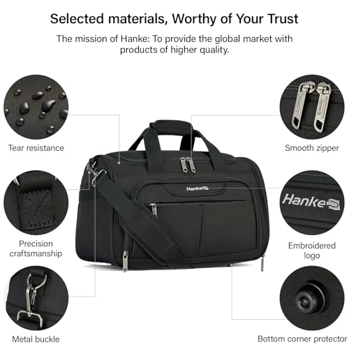 Small Underseat Carry On Luggage Bags for Travel with 10 Pockets