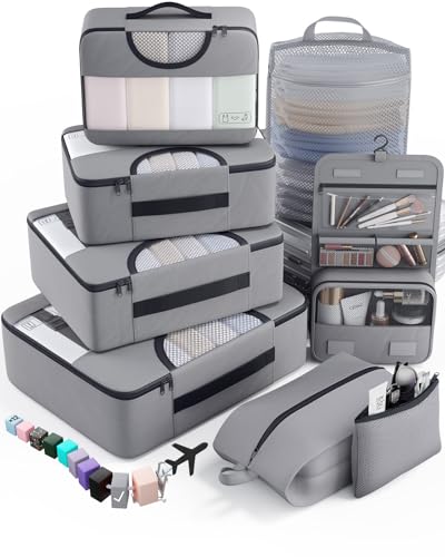 8 Set Packing Cubes for Travel Essentials (8 Count)
