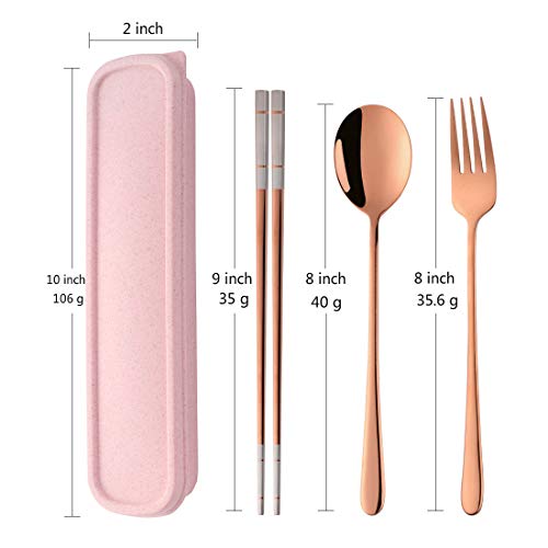 3 Piece Portable Flatware Set