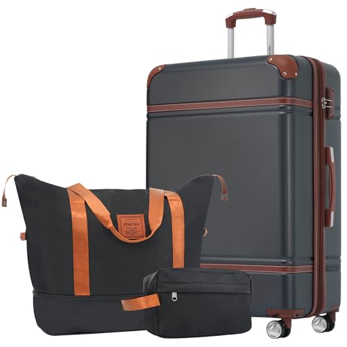Suitcase Set 28 IN Expandable Luggage with TSA Lock Spinner Wheels (3 Count)
