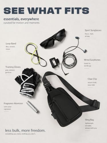 Sling Bag with Adjustable Straps Crossbody Chest Bag Lightweight Small Backpack for Casual Outdoor Traveling Hiking