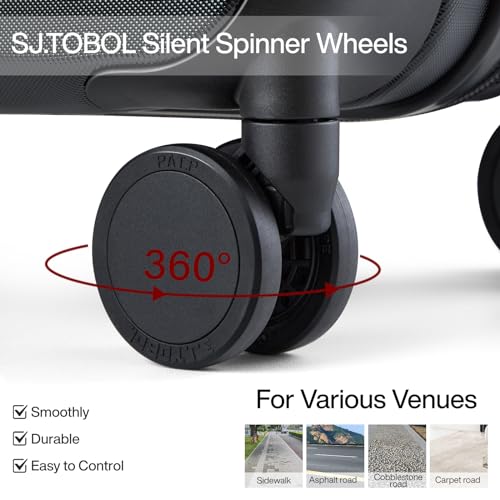 2 Piece Luggage Sets With Spinner Wheels (2 Count)