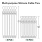 Silicone Cable Ties (16 Count)