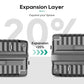 Expandable 20 Inch Carry on Luggage with Front Pocket