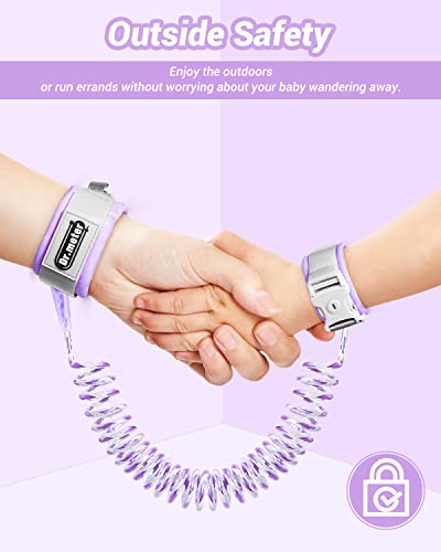 2 Pack Toddler Safety Leash with Key Lock Anti Lost Wrist Link