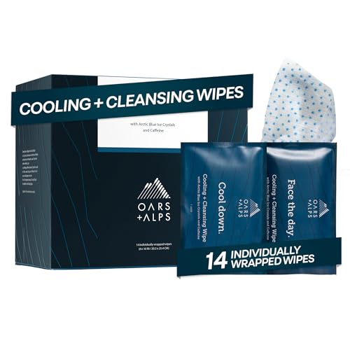 Cooling + Cleansing Face + Body Wipes (14 Count)