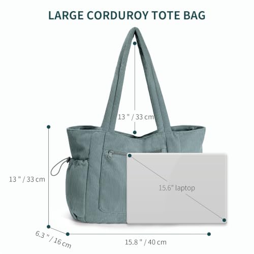 Oversized Work Tote Bag for Women with 40oz Cup Holder