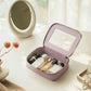Clear Makeup Bag with Zipper Women Travel Toilrty Bag Purple Medium