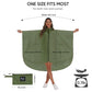 Rain Poncho for Adults with Zipper