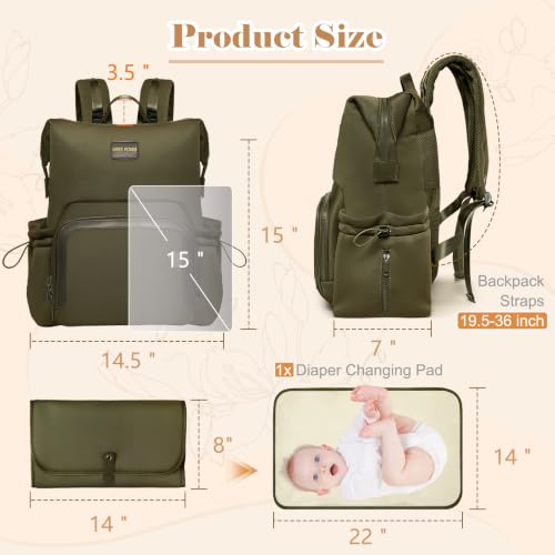 Diaper Bag Backpack Baby Bag Neoprene Bag Neoprene Backpack