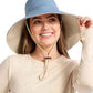 Women's Ultra Wide Cotton Linen Hat UPF 50+