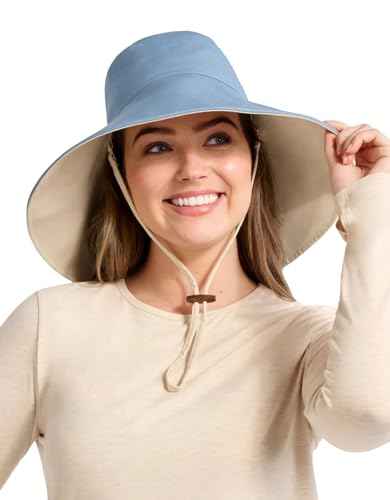 Women's Ultra Wide Cotton Linen Hat UPF 50+