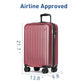 Carry on luggage 22x14x9 Airline Approved Suitcase