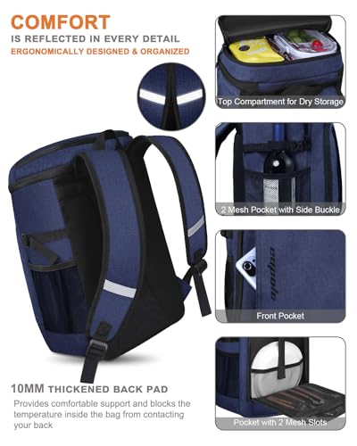 Cooler Backpack Insulated Leak Proof for Women Men Soft Cooler Bag (36 Count)