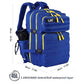 Military Tactical Backpack for Men and Women 45L Army 3 Days Assault Pack Bag Large Rucksack with Molle System Blue Yellow