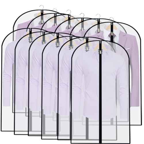 Suit Bags for Closet Storage Garment Bag (12 Count)