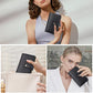 Wallet Women RFID Blocking Leather Trifold Clutch Wallet Credit Card Holder Ladies Travel Wallet Purse with Passport
