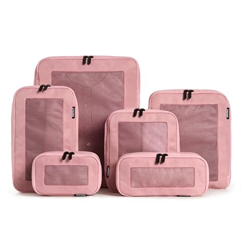 Compression Packing Cubes for Travel (6 Count)