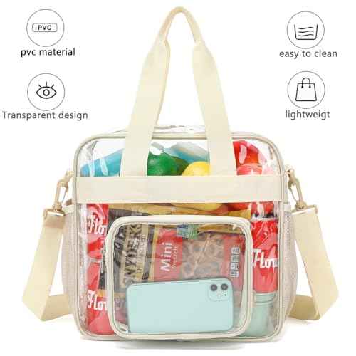 Clear Bag for Stadium Events With Shoulder Strap for Women