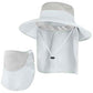 Sun Hats for Men Women Fishing Hat UPF 50+ Face Cover Wide Brim Bucket Hats Summer UV Protection Safari Hat with Neck Flap