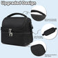 Double Decker Cooler Insulated Lunch Bag Large Tote for Boys
