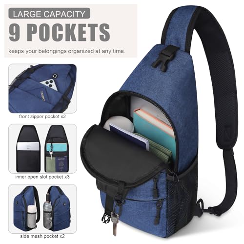 Crossbody Bags for Women Men Trendy Sling Bag Backpack Chest Bag