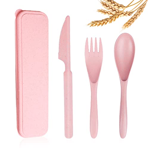 Reusable Travel Utensils Set with Case