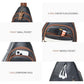 Sling Bag for Women Crossbody Bag Fanny Pack Cross Body Handbag Sling Purse Vegan Leather Trendy Gifts Travel Purse Black