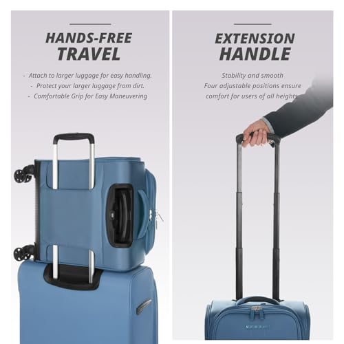 Underseat Carry On Luggage with Wheels