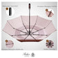 Folding Umbrella Real Wood Handle Pimlico Burgundy