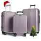 3 Piece Luggage Sets With Spinner Wheels Hardshell TSA Lock