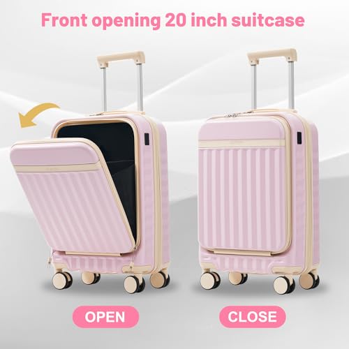 Luggage Sets Front Opening (2 Count)