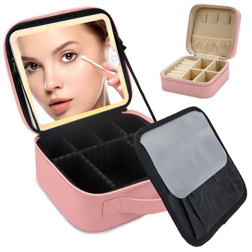 Makeup Bag with Led Mirror