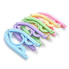 10 Pcs Travel Hangers Cruise Ship Essentials Accessories Portable Folding Clothes Hanger Foldable Drying Rack (10 Count)