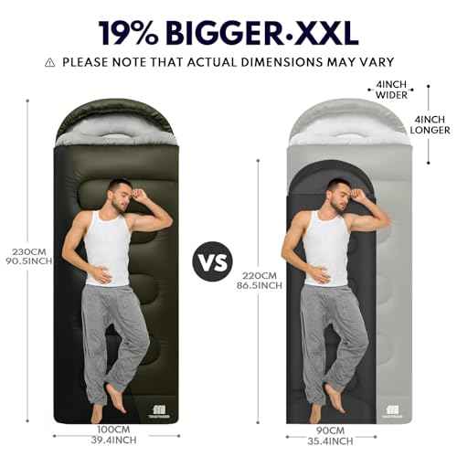 XXL Sleeping Bags for Adults Teens
