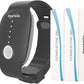 EmeTerm Fashion Anti-Nausea Wristband Relieve Morning Motion Travel Sickness Rechargeable Drug Free Bands Without Side Effects - Extra 2pack Conductive Gel (Black - Extra 2pack Conductive Gel)