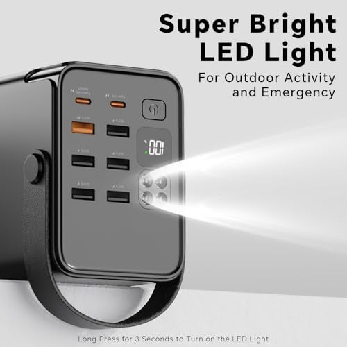 70000mAh Power Bank High Capacity 20W PD 3.0 Fast Charging 22.5W Max Large Power Bank