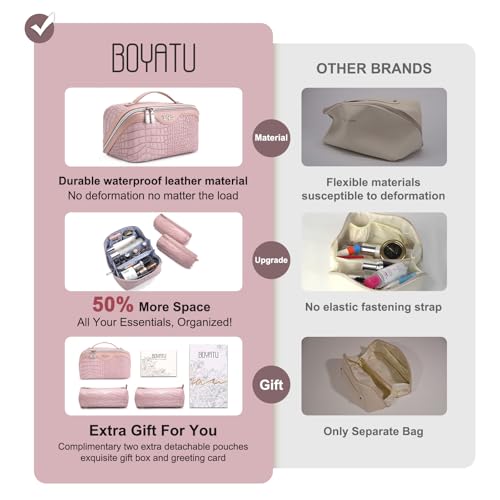 Travel Makeup Bag Cosmetic Bags for Women