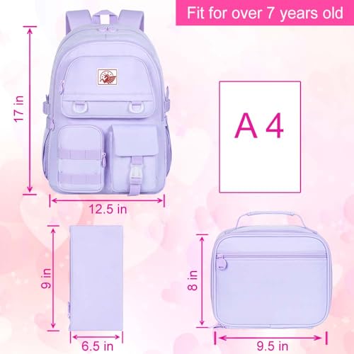 3PCS Laptop Backpack for Gilrs (3 Count)