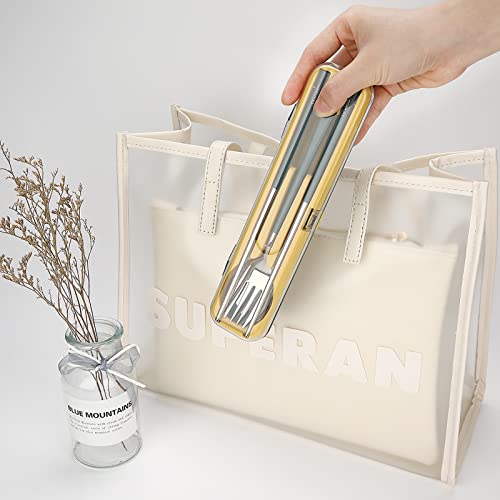 Travel Utensils with Case (4 Count)