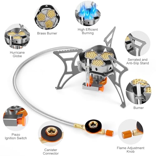6800W Windproof Camping Stove