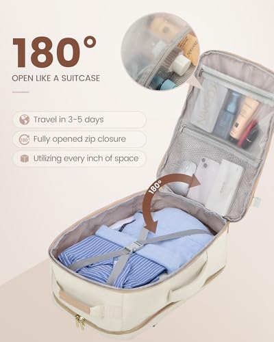 50L Travel Backpack Flight Approved Carry on Backpack