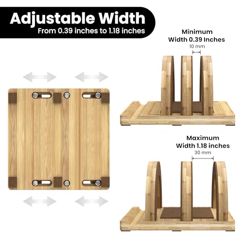 Premium Wood Vertical Laptop Stand