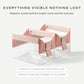 Parcel Clear Travel Kit with Zipperless Magnetic Closure