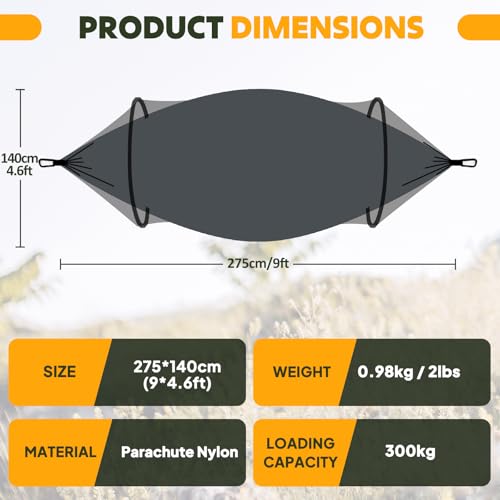 Ultra Light Travel Camping Hammock Pop
