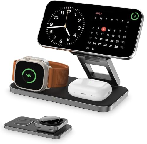 3 in 1 Magnetic Wireless Charger for Multiple Devices