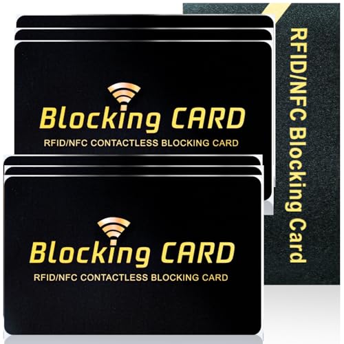 RFID Blocking Cards 6 Pack (6 Count)